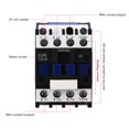 thumbnail image 4 of AC Contactor, Silver Contact 3 Pole Flame Retardant AC36V 12A High Sensitivity Contactor Switch Normally Open  For Industrial Equipment, 4 of 8