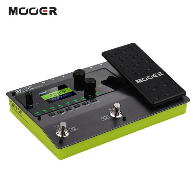 MOOER GE150 Amplificateur de Modélisation & Pédale multi-Effets 55 Modèles d'Amplificateur 151 Effets 80s Looper 40 Rythmes de Tambour 10 Métronome Tap Tempo OTG Fonction