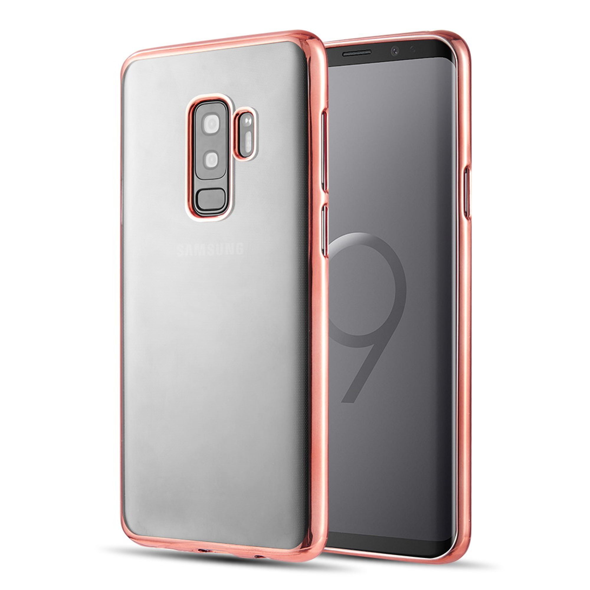 Samsung Galaxy S9 Plus Case, by Insten Chrome Rubber TPU Case Cover For Samsung Galaxy S9 Plus