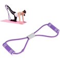 thumbnail image 1 of Resistance Bands, Latex Material Soft Foam Handle Figure 8 Resistance Bands Around Portability Stretching Arm Chest Shoulder, 1 of 5