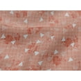 thumbnail image 4 of oneOone Viscose Jersey Peach Fabric Triangle Geometric Fabric For Sewing Printed Craft Fabric By The Yard 60 Inch Wide, 4 of 5