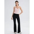 thumbnail image 4 of Women'S Halter Crop Top V Neck Workout Going Out Tank Top Sleeveless Backless Trendy Summer Camisole Ballet Powder L, 4 of 8
