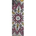thumbnail image 2 of Kimberly, Allen 9x18 White Modern Wood Framed Museum Art Print Titled - Mandala Panel 2, 2 of 4