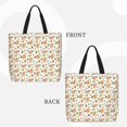 thumbnail image 2 of Hirioo Squirrel And Mushroom for Tote Bag for Women, Quilted Shoulder Bag with Zipper, Large Capacity Handbags for Casual, Travel, Work, 2 of 7