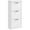 White, variant on HOMCOM Narrow Shoe Cabinet with Flip Drawers Adjustable Shelf, Black