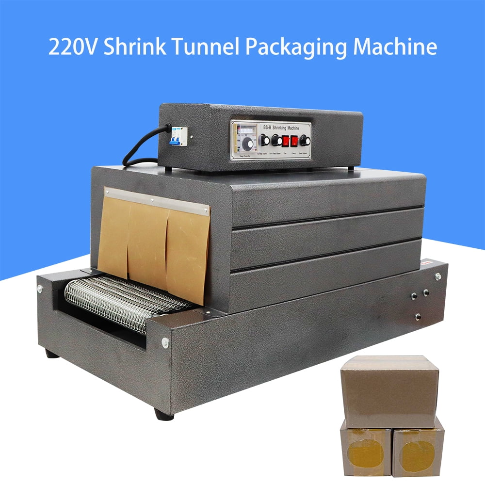 PreAsion Mesh Type Shrink Tunnel Packaging Machine Automatic Film Sealing Machine PVC/POF 220V 5.5KW