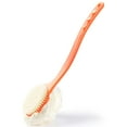 thumbnail image 4 of Shower Body Brush with Bristles and Loofah,Back Scrubber Bath Mesh Sponge with Curved Long Handle for Skin Exfoliating Bath, Massage Bristles Suitable for Wet or Dry, Men&Women (Blue&Pink), 4 of 6
