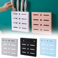 thumbnail image 3 of Ruifaya Dark blue (A) $ Plastic supplies wall-mounted fruit knife storage box storage rack knife rack household punch knife holder kitchen knife, 3 of 8
