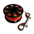 thumbnail image 2 of harayaa Scuba Diving Reel Double Ended Bolt Snap for Spearfishing Underwater Fishing Orange, 2 of 9