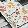 thumbnail image 6 of Dog Paw Prints Adorable Faux Leather Travel Luggage Tag, 6 of 7