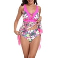 thumbnail image 6 of Kmdttou Summer Women's Swimwear Clearance! Clearance Under 10$! Swimwear for Women Sports Oversized Mesh Skirt Bikini Swimsuit on Clearance!, 6 of 7