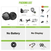 1000W Electric Bicycle Conversion Kits BAFANG 52V Mid Drive Motor Kits with DPC18 Display BBS-HD Mid Motor Fit For 68-73mm Bottom Bracket (Battery is not Included)
