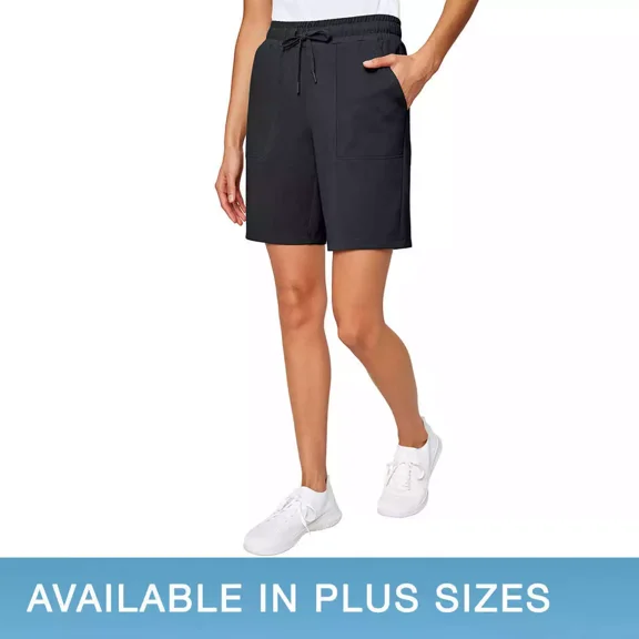 Mondetta Women's Active Bermuda Short (Black, Medium)