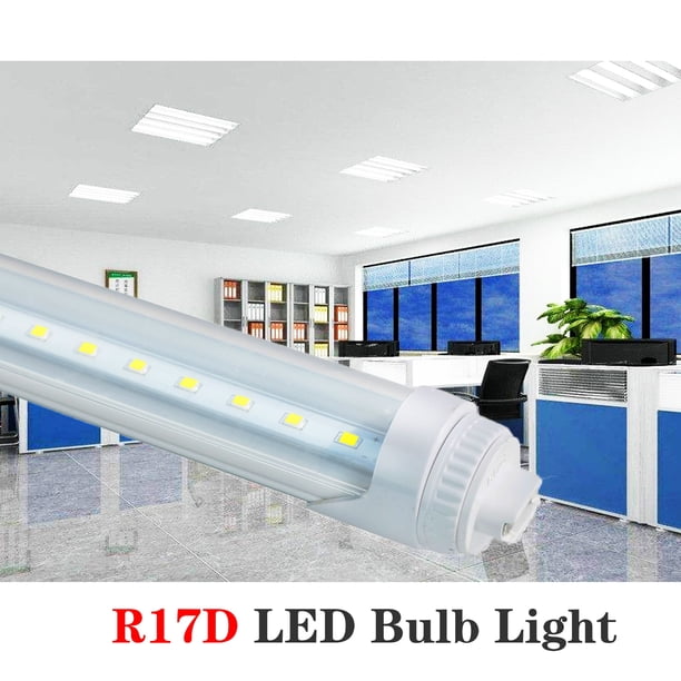 4Pack 40W R17d T12 8ft LED Tube,F96T12/CW/HO LED Fluorescent Tube