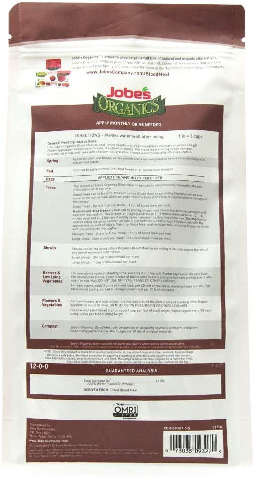 Jobes 09327 Dry Plant Fertilizer, Granular, 3 lb