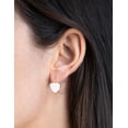 thumbnail image 4 of Aretes Corazón Abulón Oro Sólido 10k, 4 of 4