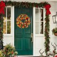thumbnail image 3 of Decoraciones de Navidad Al Aire Libre Corona de Navidad Decoración de Navidad Puerta Colgante Muro Colgante Corona de Ratán Ventana Display Prop Mall Scene Configuración Regalo Decoraciones de Navidad, 3 of 6