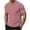 Red-t shirts for man, variant on FNFYFH Short Sleeve Henley Shirt for Men Striped Crewneck T-Shirt Lightweight Summer Graphic Tees