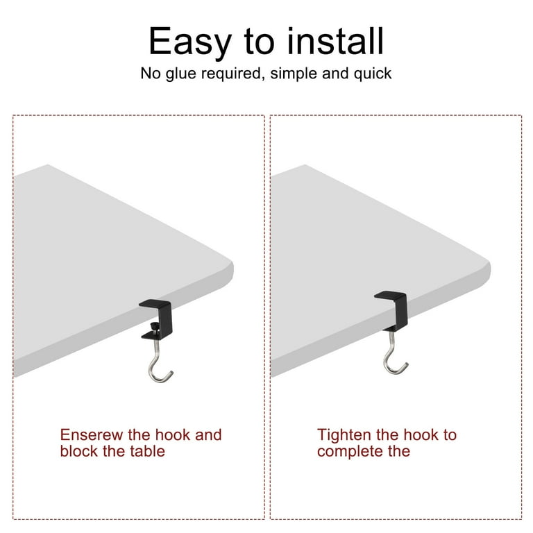 Desk Edge Hook Adjustable Gaming Headset Desk Hanger Punch-Free Desk Mount Bag Holder For Table 유g I.1328678876
