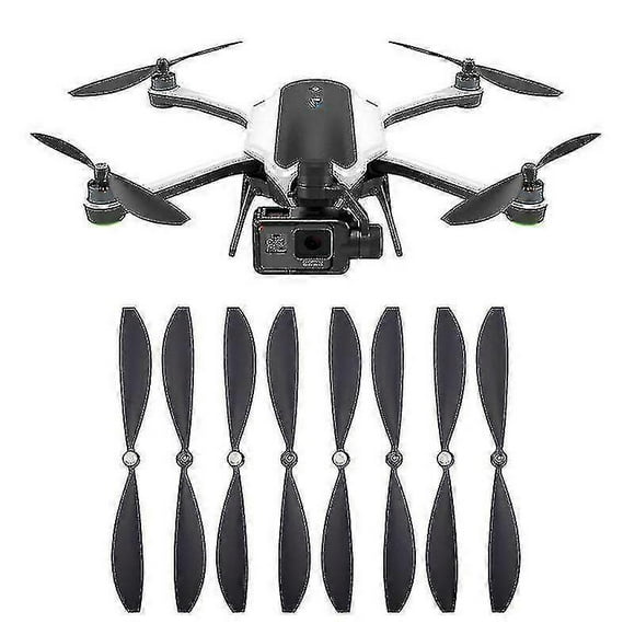 4pairs Black Durable Propellers Blades Wings Compatible -for Gopro Karma Drone Accessories Parts