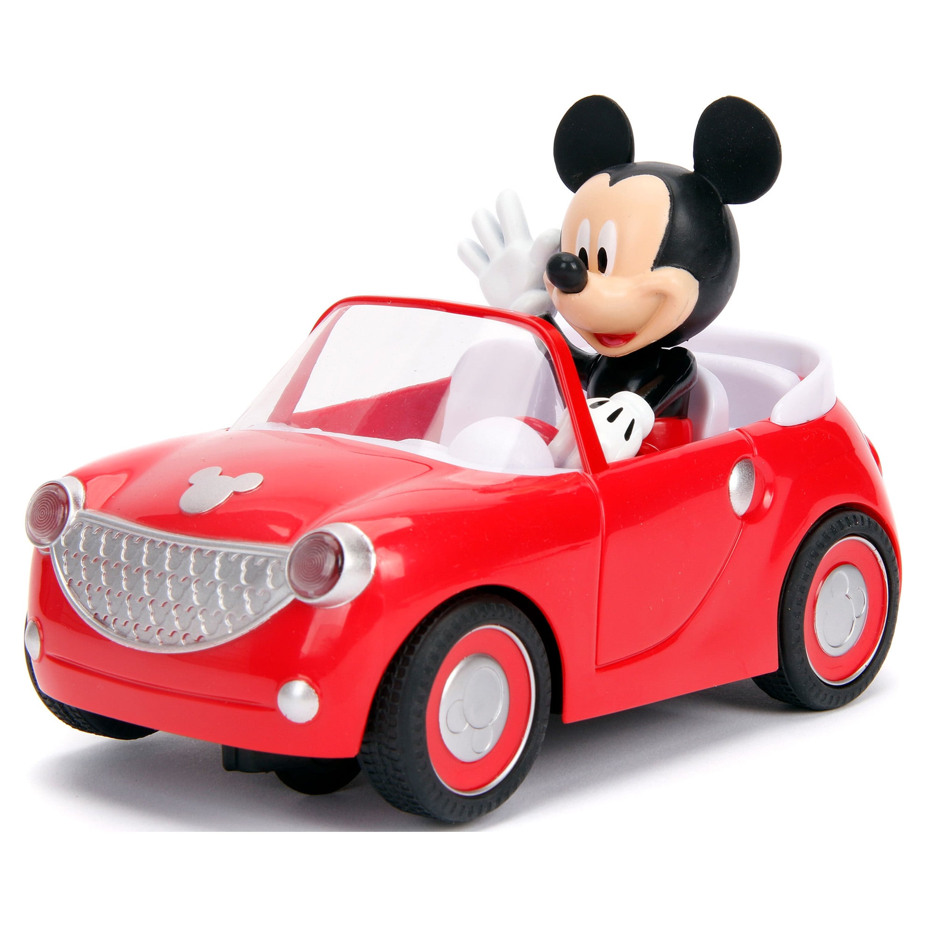 Jada Toys Classic Roadster Mickey Mouse Battery-Powered RC Car(Red) - image 3 of 6