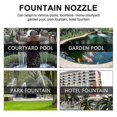 thumbnail image 5 of 12Pcs 1/8inch Brass Gushing Sprays Water Fountain Nozzles Universal Water Curtain Nozzle Landscape F, 5 of 5
