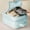 Light Blue, variant on Travel Shoes Bag, Waterproof Storage Pouch, Holds 3 Pairs of Shoes, Shoe Organizer for Travel and Daily Use, Multi-Purpose Packing and Toiletry Bag, Dustproof and Easy to Carry