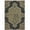 Black, variant on HomeRoots  6 x 9 ft. Black Oriental Stain Resistant Indoor & Outdoor Rectangle Area Rug - Black and Tan - 6 x 9 ft.