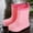 Pink, variant on Zecgelong Girls Rain Boots Non Slip Comfortable Toddler Kids Booties For Outdoor Play And Daily Wear Girls' Ankle Boots‌ 2.5-3 Years