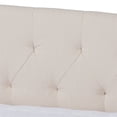 thumbnail image 4 of Baxton Studio Delora Full Size Beige Upholstered Daybed, 4 of 8