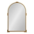 thumbnail image 6 of Kate and Laurel Arceo Modern Glam Acrylic Arch Mirror, 22 x 34, Gold, Arched Mirror Decor with Metal Detailing for Use as Bathroom Vanity Mirror Above Sink, 6 of 9
