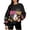 Black, variant on Halloween Sweatshirts for Women Halloween Shirt Oversized Halloween Sweaters for Women with Ghost Print Perfect for Spooky Season, Halloween Party Fall Outfits Gray M