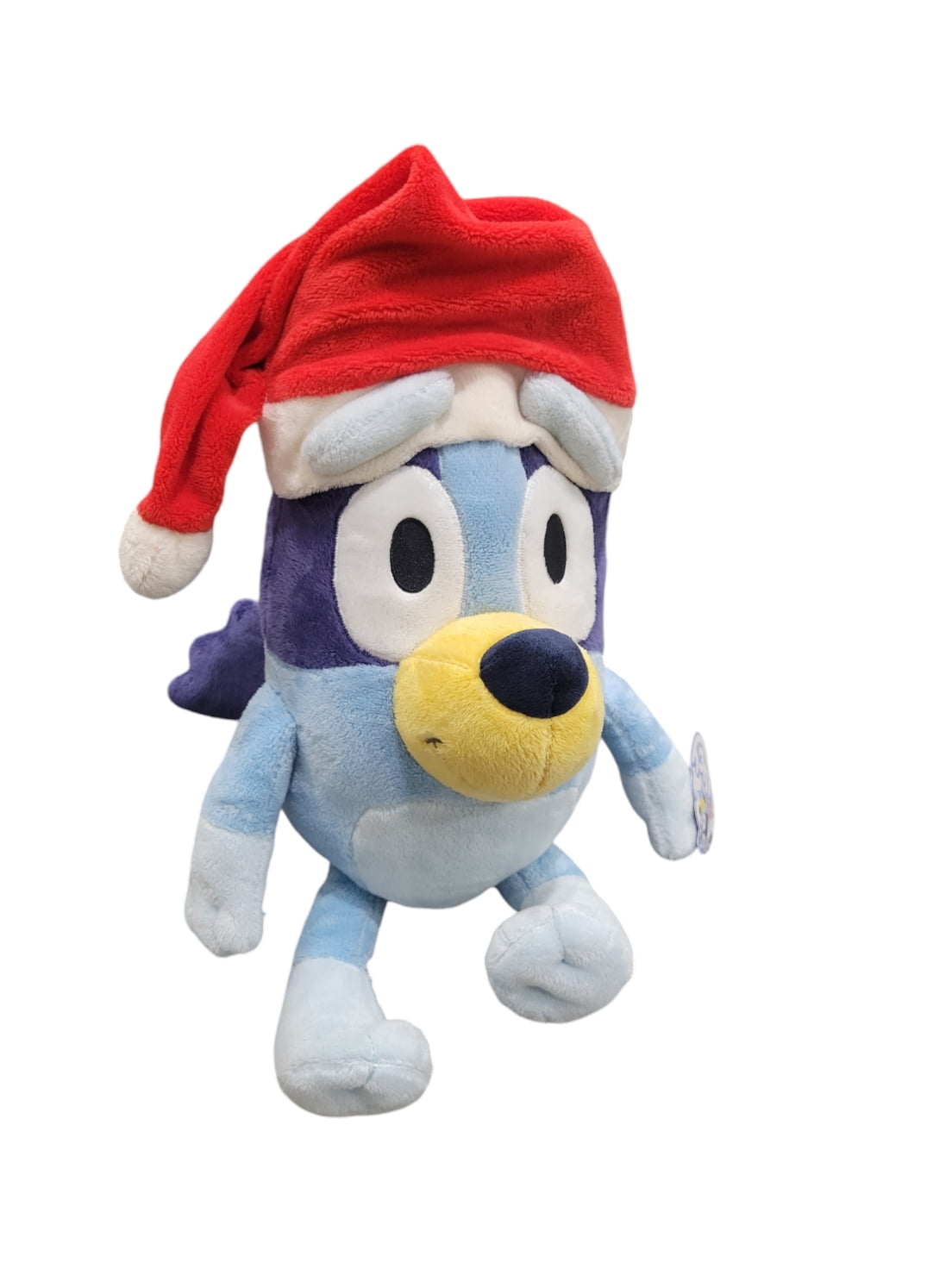 Bluey 16" Christmas Plush Wearing Santa Hat Stocking Stuffer Christmas Plush Stuffed Animal For Children 3 and up