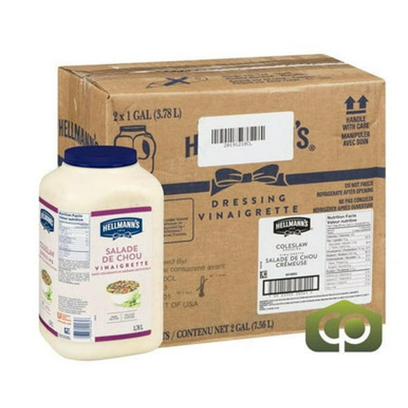 Hellmann's Creamy Coleslaw Dressing Gluten-Free 3.78L/1 Gallon (2/Case)