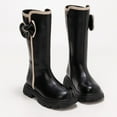 thumbnail image 5 of UngA Boots for Girls Zipper Winter Riding Boots Tall Knee High Boots for Girls (Little Kid/Big Kid),Size 13, 5 of 5