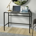thumbnail image 2 of Evelyn&Zoe Sivil 42" Wide Rectangular Writing Desk, Blackened Bronze, 2 of 7