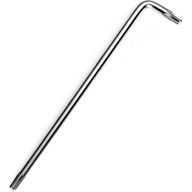 HUGFEGWE T10 Long Tamper Proof Torx Star Key Bit Wrench L-Shape Nickel Plating 1Pcs CJB91-23220