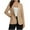 Khaki, variant on Wiicoznt Blazers for Women Business Lapel Solid Color V Neck Elegant Long Sleeve Suit Jackets Comfy Buttons Womens Blazer