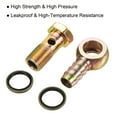 thumbnail image 4 of Uxcell 14mm Barb M16x1.5 Male Thread Hose Pipe Fitting Elbow Carbon Steel Adapters, 4 of 5
