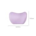 thumbnail image 3 of Yarino Car Neck Pillows for Driving Seat Memory Foam Super Soft Car Headrest Pillow With Breathable Removable Cover Ergonomic Design Travel Pillow Car Pillow For Neck/Back Pain Relief, 3 of 9