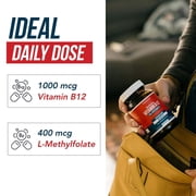 Triquetra BioActive B12 (1000 mcg): Vitamin B12 Plus L-Methylfolate