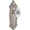 Satin Nickel, variant on Grandeur Burgundy Door Knob with Grande Victorian Plate