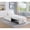 White, variant on Armless Corduroy Sleeper Sofa Chair / Space-Efficient for Small Apartments