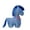 Blue, variant on Cute Horse Plush Stuffed Animal 10 Inch Soft Toy Doll, Adorable Pillow for Friends, Ideal Lunar New Year 2026 Gift or Home Bedroom Decoration, 1Pcs Dark Blue