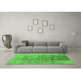 thumbnail image 3 of Ahgly Company Indoor Rectangle Oriental Green Industrial Area Rugs, 2' x 5', 3 of 4