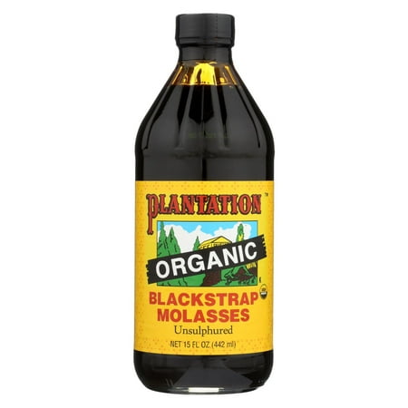 Plantation Organic Blackstrap Molasses Syrup - Pack of 12 - 15 (Best Organic Blackstrap Molasses)