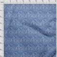 thumbnail image 3 of oneOone Cotton Cambric Medium Blue2 Fabric Geometric African Fabric For Sewing Printed Craft Fabric By The Yard 56 Inch Wide, 3 of 4
