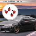 thumbnail image 3 of Enlaces de Barra Estabilizadora Frontal Unique Bargains para Acura RSX 2002-2006 Kits de Enlace de Barra Estabilizadora No.K80487/K80488 Hierro Caucho Rojo 2 Pcs, 3 of 6