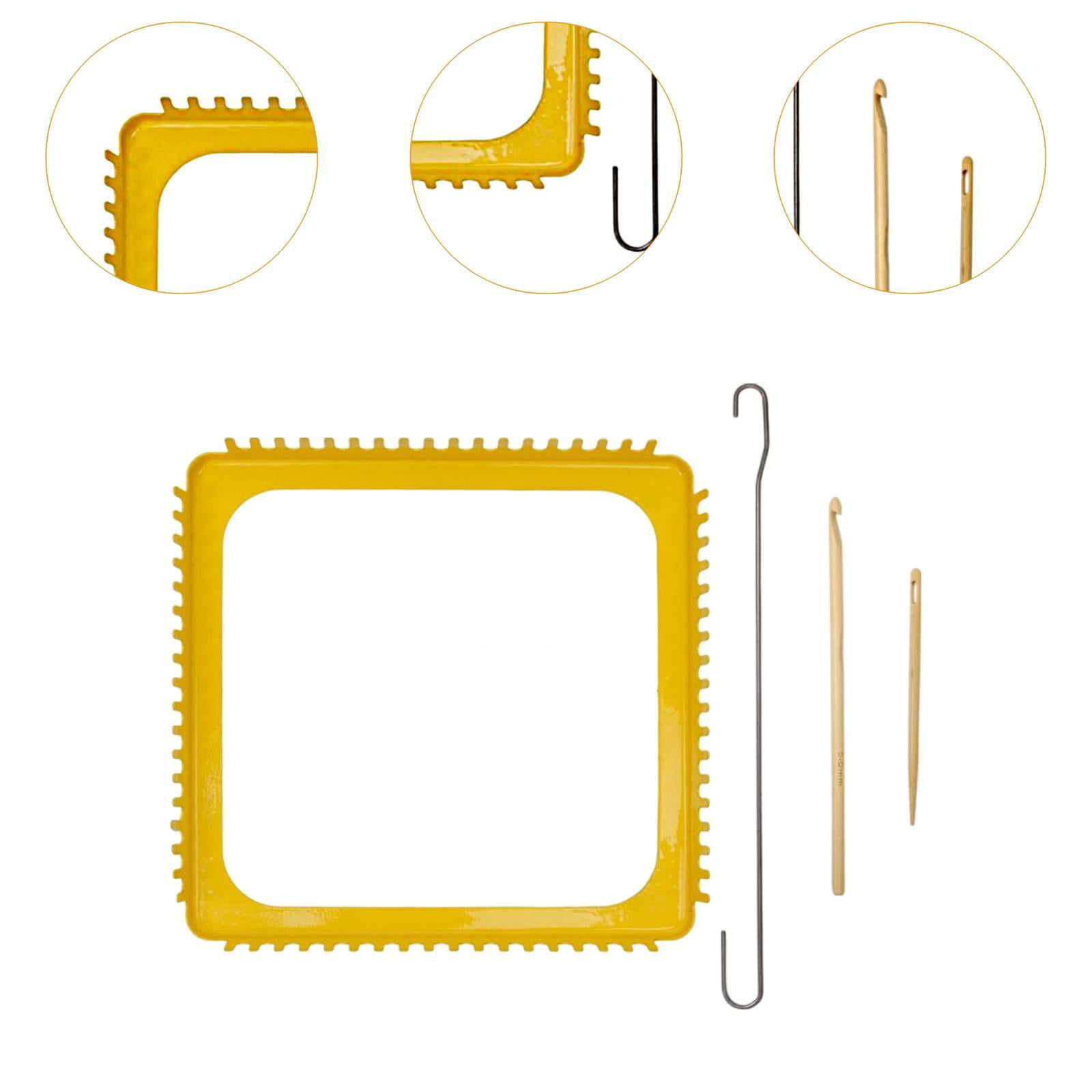 GUOOL Weaving Loom Kits DIY Weaving Accessories Multipurpose Lightweight Handcrafted Knitting Looms for Beginners Scarves Headbands