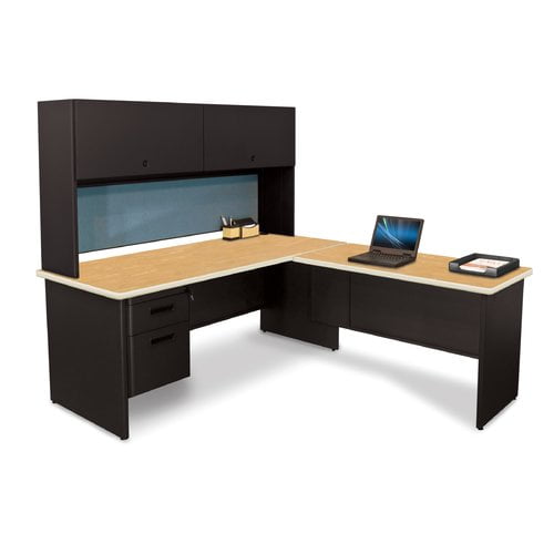 Marvel Office Furniture Pronto L Shape Executive Desk With Hutch